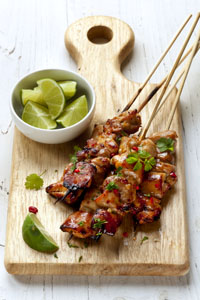 Beef-and-Chicken-Skewers